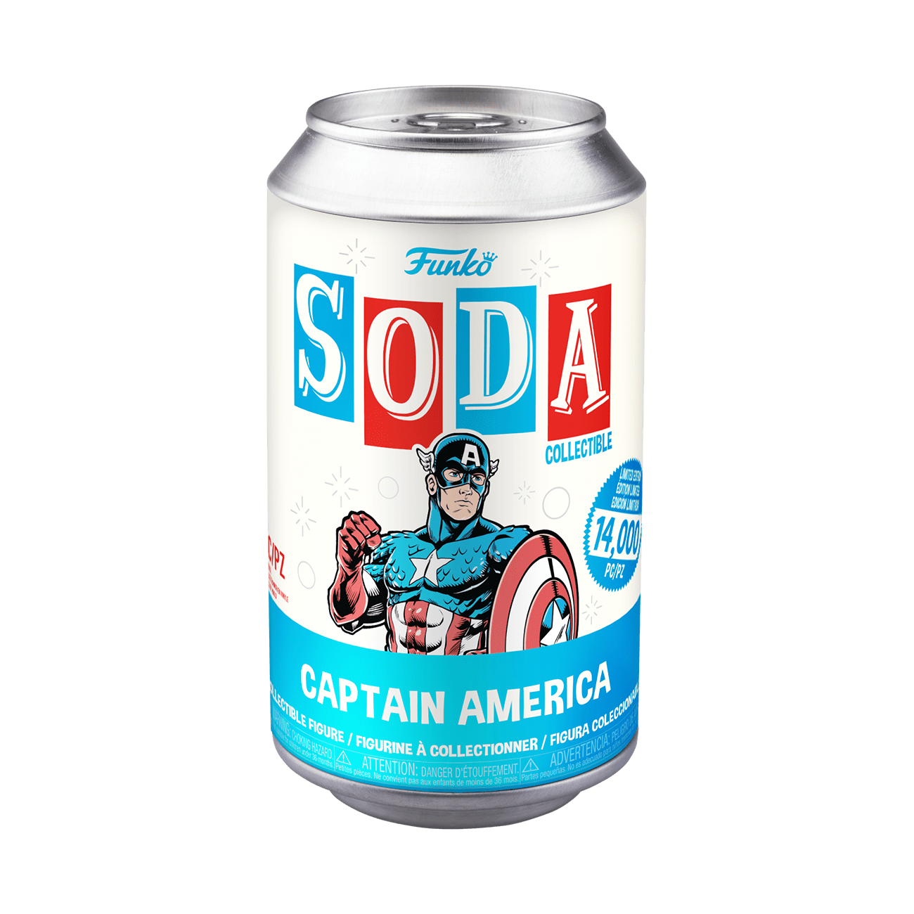 Vinyl SODA: Marvel - Captain America by THE MIGHTY HOBBY SHOP