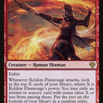 Keldon Flamesage (PPDMU-135) - Dominaria United Promos