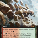 Raging Ravine (UMA:BT-U38) - Ultimate Box Topper: (Extended Art) Foil