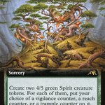 Invoke the Ancients (NEO-474) - Kamigawa: Neon Dynasty: (Extended Art)