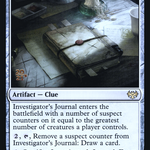 Investigator's Journal (PRE-258) - Innistrad: Crimson Vow Promos Foil