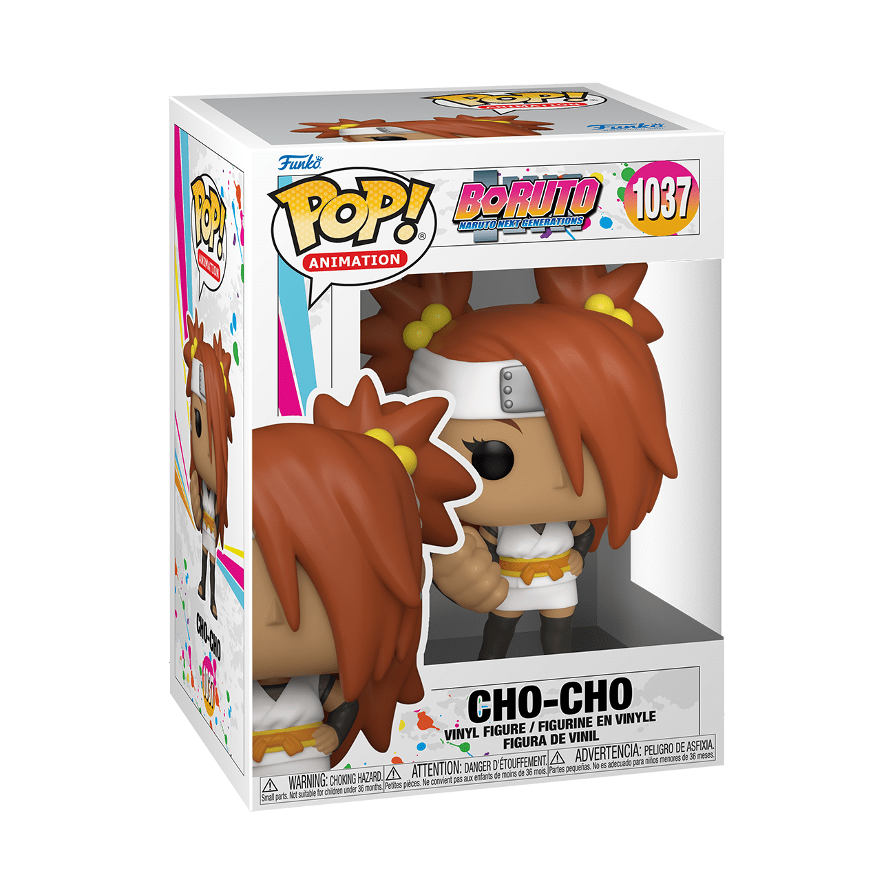POP! Animation Boruto Cho-Cho figure from THE MIGHTY HOBBY SHOP, featuring detailed design and vibrant colors.