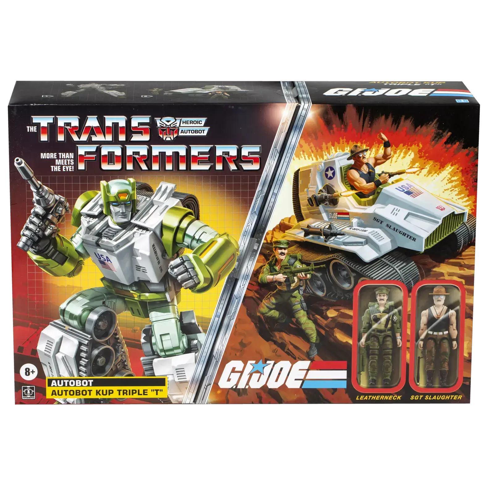 Transformers Collaborative G.I. Joe x Transformers Autobot Kup action figure from THE MIGHTY HOBBY SHOP, detailed robot in vehicle mode.