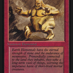 Earth Elemental (IED-) - Intl. Collectors' Edition