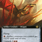 Artificer's Dragon (BRO-376) - The Brothers' War: (Extended Art)