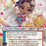 Saheeli, Sublime Artificer (SLD-1143) - Secret Lair Drop (Borderless)