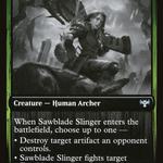 Sawblade Slinger (DBL-484) - Innistrad: Double Feature