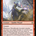 Dreadhorde Arcanist (PPELD-125P) - War of the Spark Promos