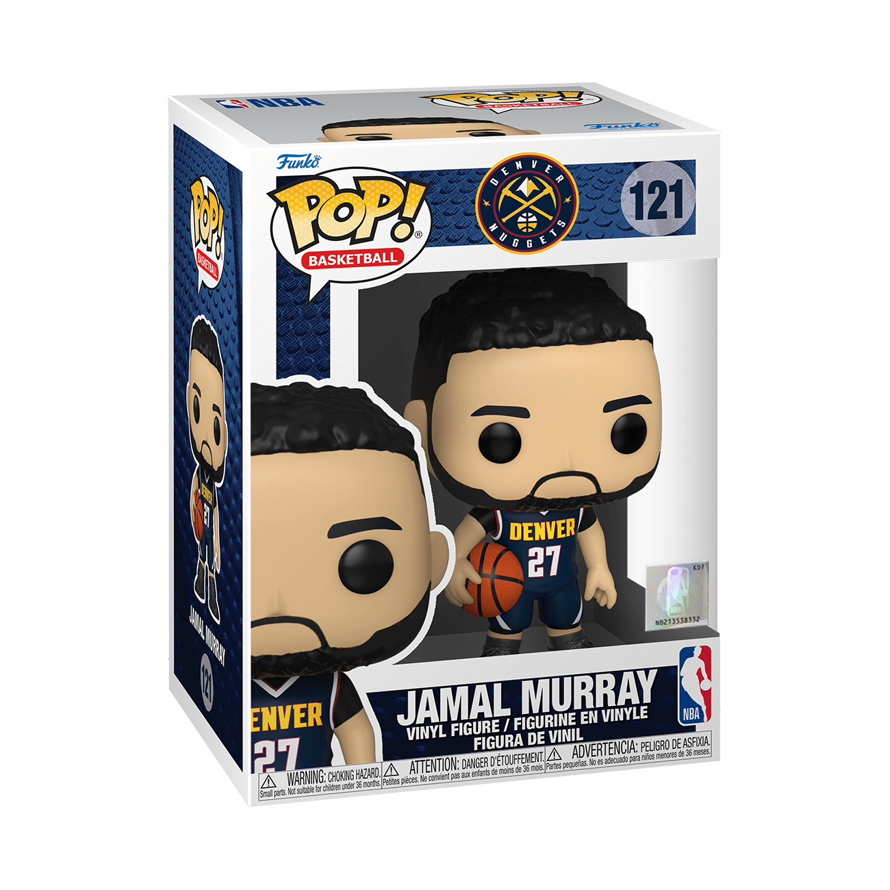 POP! NBA: Nuggets - Jamal Murray (Dark Blue Jersey) by THE MIGHTY HOBBY SHOP