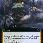 Croaking Counterpart (MID-369) - Innistrad: Midnight Hunt: (Extended Art)