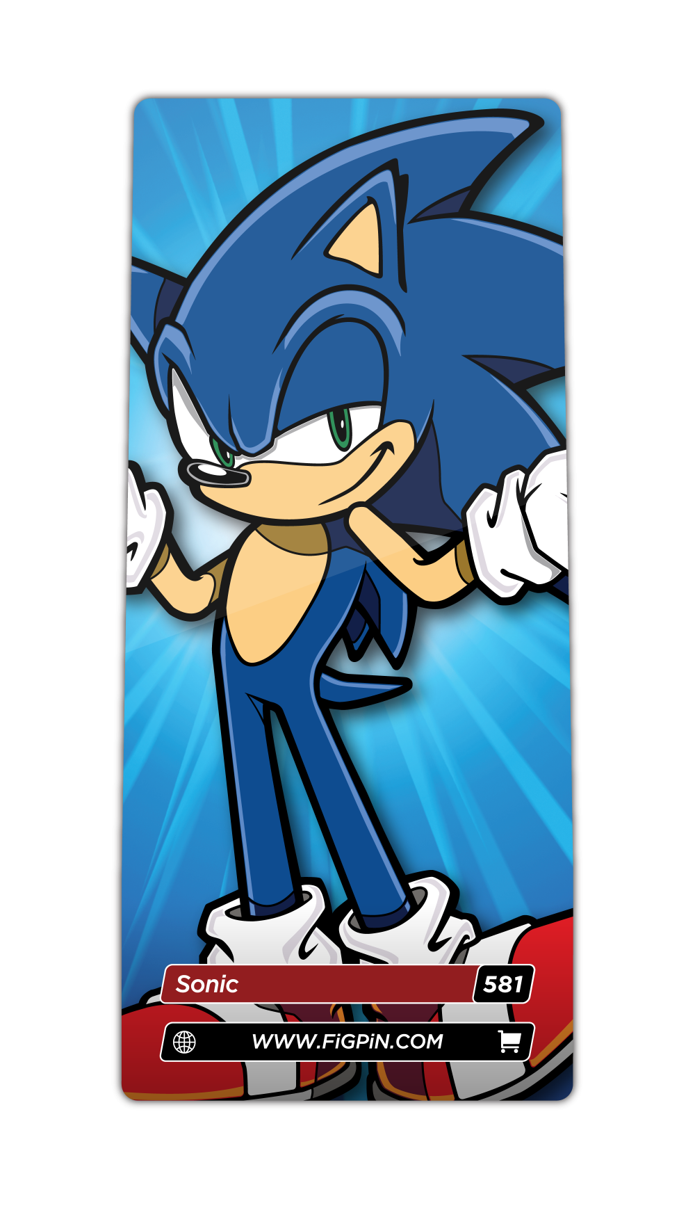 FiGPiN Classic: Sonic The Hedgehog - Sonic (581) by THE MIGHTY HOBBY SHOP