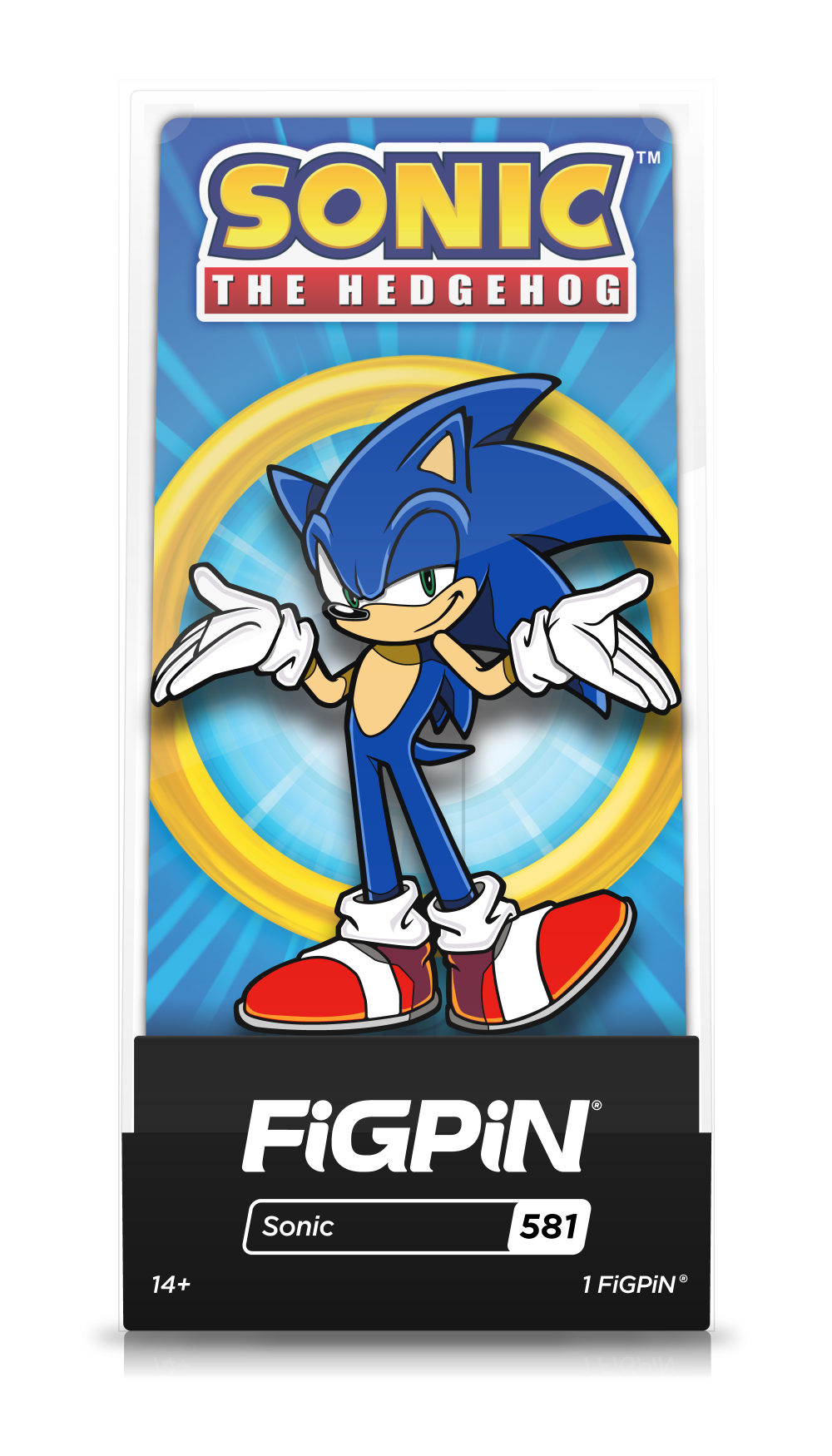 FiGPiN Classic: Sonic The Hedgehog - Sonic (581) by THE MIGHTY HOBBY SHOP