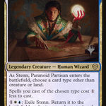Stenn, Paranoid Partisan (PPDMU-221P) - Dominaria United Promos