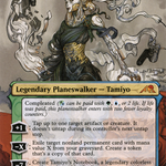 Tamiyo, Compleated Sage (NEO-306) - Kamigawa: Neon Dynasty (Borderless)