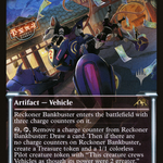 Reckoner Bankbuster (PPBRO-404P) - Kamigawa: Neon Dynasty Promos: (Showcase)
