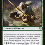Elvish Warmaster (KHM-167) - Kaldheim