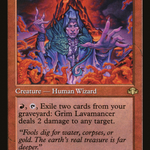 Grim Lavamancer (Retro Frame) (DMR-324) - Dominaria Remastered