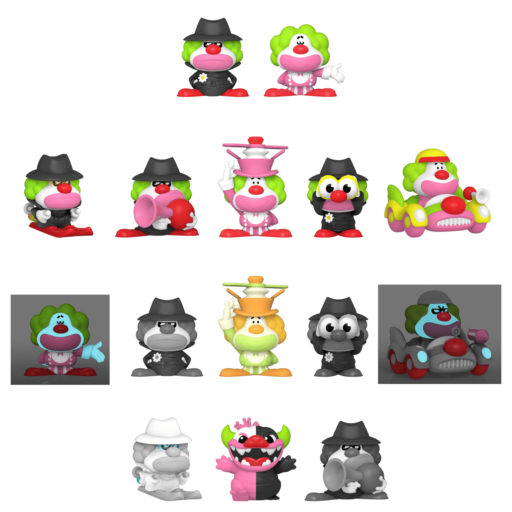 Paka Paka: ClownSpy Mini-Figure by THE MIGHTY HOBBY SHOP