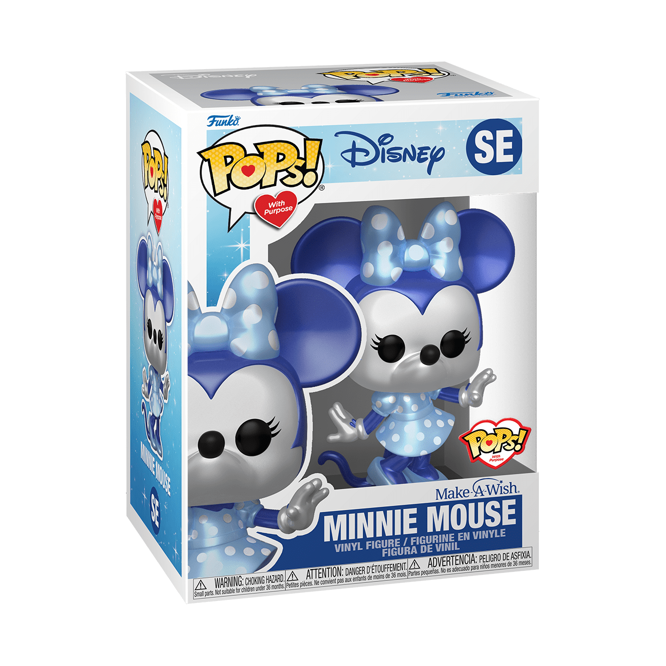 Pop! Disney Minnie Mouse figure from M.A.Wish collection by THE MIGHTY HOBBY SHOP, featuring Minnie in glamorous style.