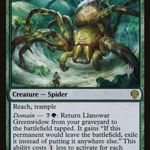 Llanowar Greenwidow (PPDMU-169) - Dominaria United Promos