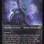 Atris, Oracle of Half-Truths (MUL-164) - Multiverse Legends: (Showcase) Foil