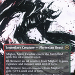 Migloz, Maze Crusher (ONE-321) - Phyrexia: All Will Be One: (Showcase) (Borderless)