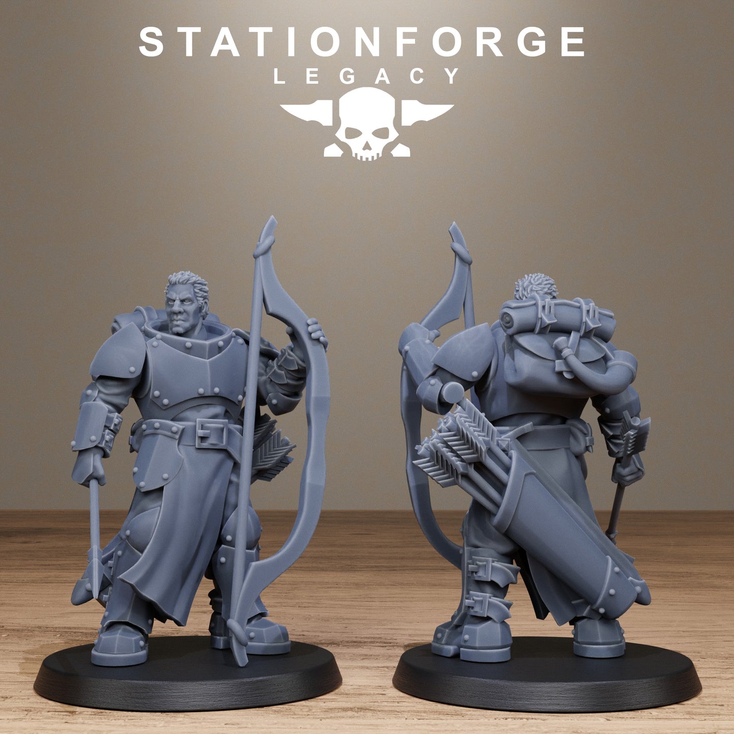 3D Printed Solaris Archers by Stationforge Miniatures