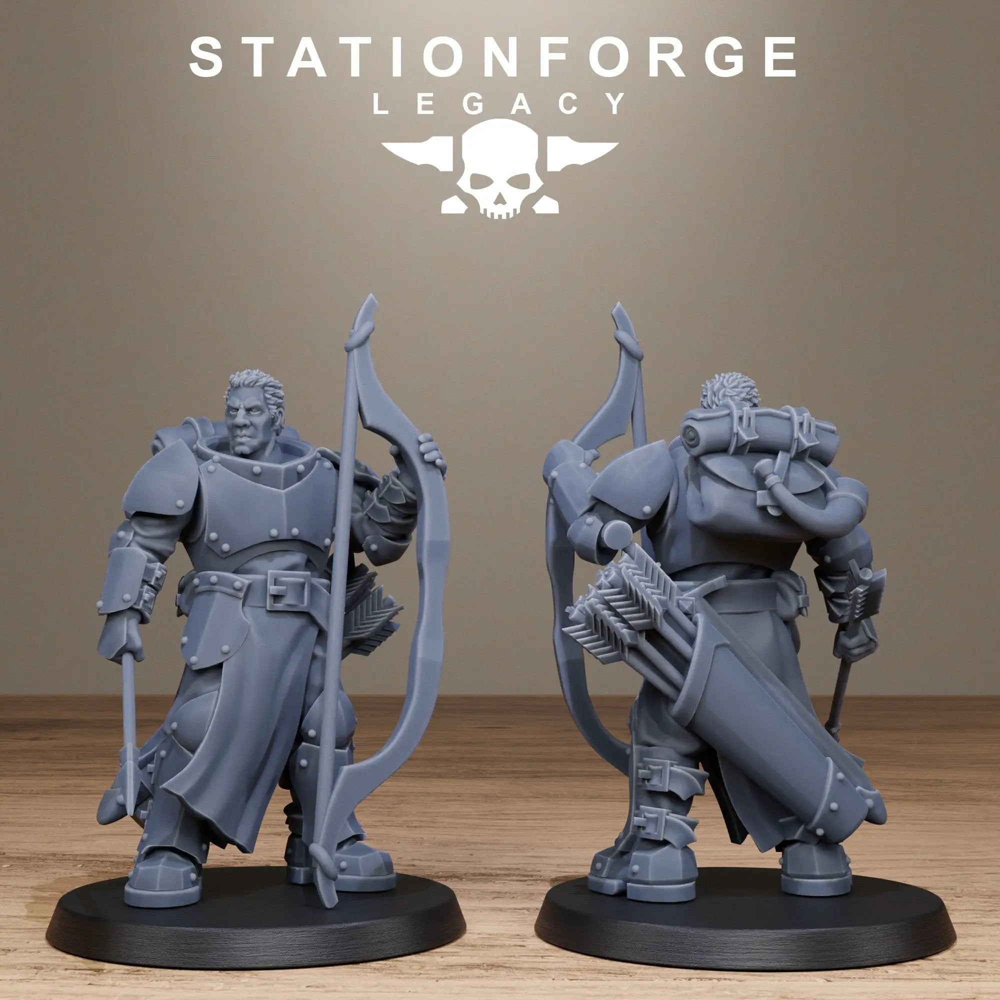 3D Printed Solaris Archers by Stationforge Miniatures by Last Hope Miniatures