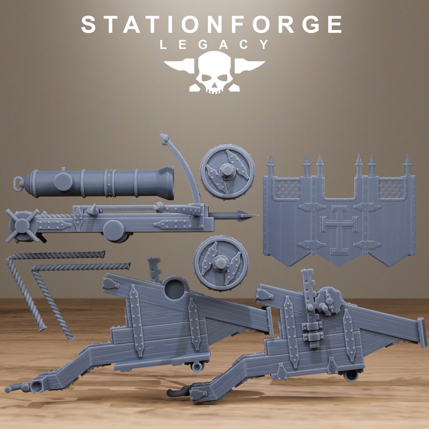 3D Printed Thorncrest Ballista by StationForge Miniatures