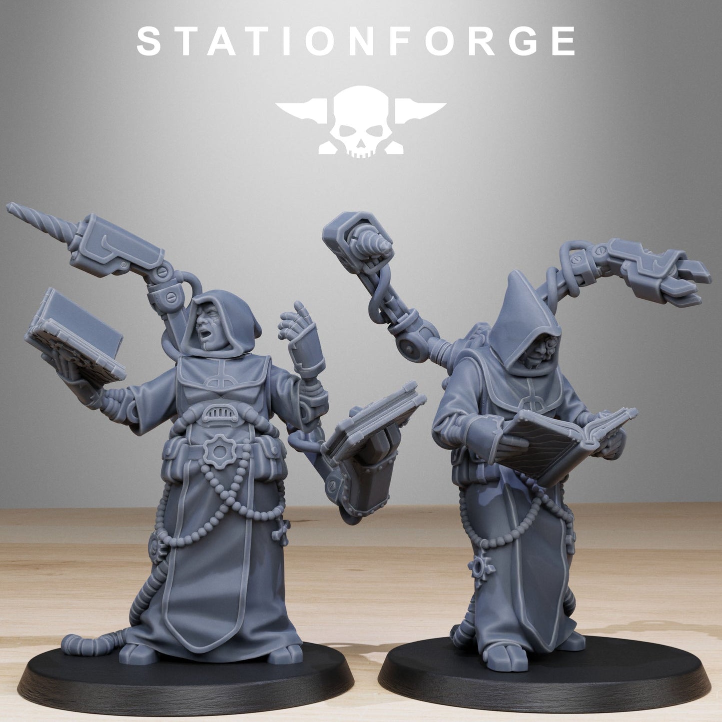 3D Printed Scavenger Monks by StationForge Miniatures