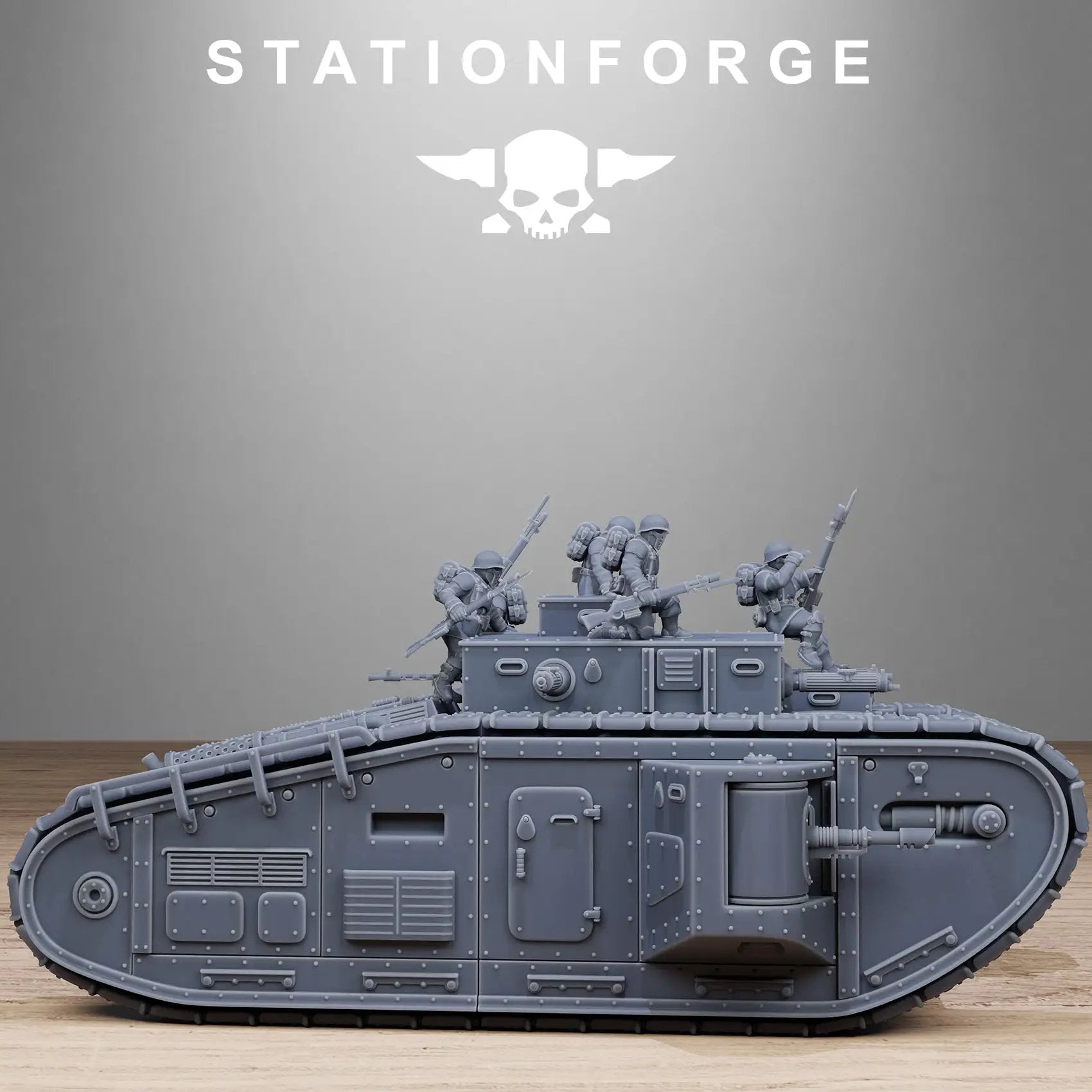 3D Printed FreeGuard Heavy Tank by Stationforge Miniatures by Last Hope Miniatures
