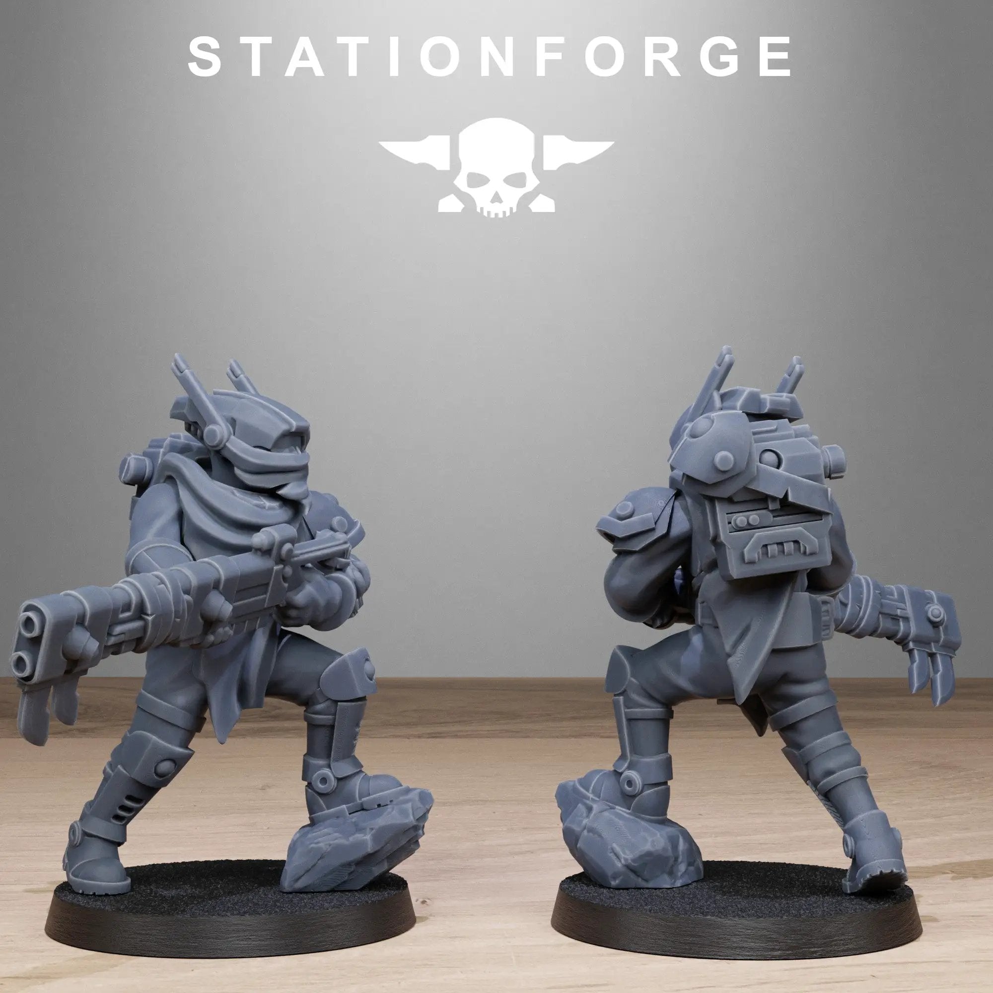 3D Printed Tarion Hunters x10 by StationForge Miniatures by Last Hope Miniatures