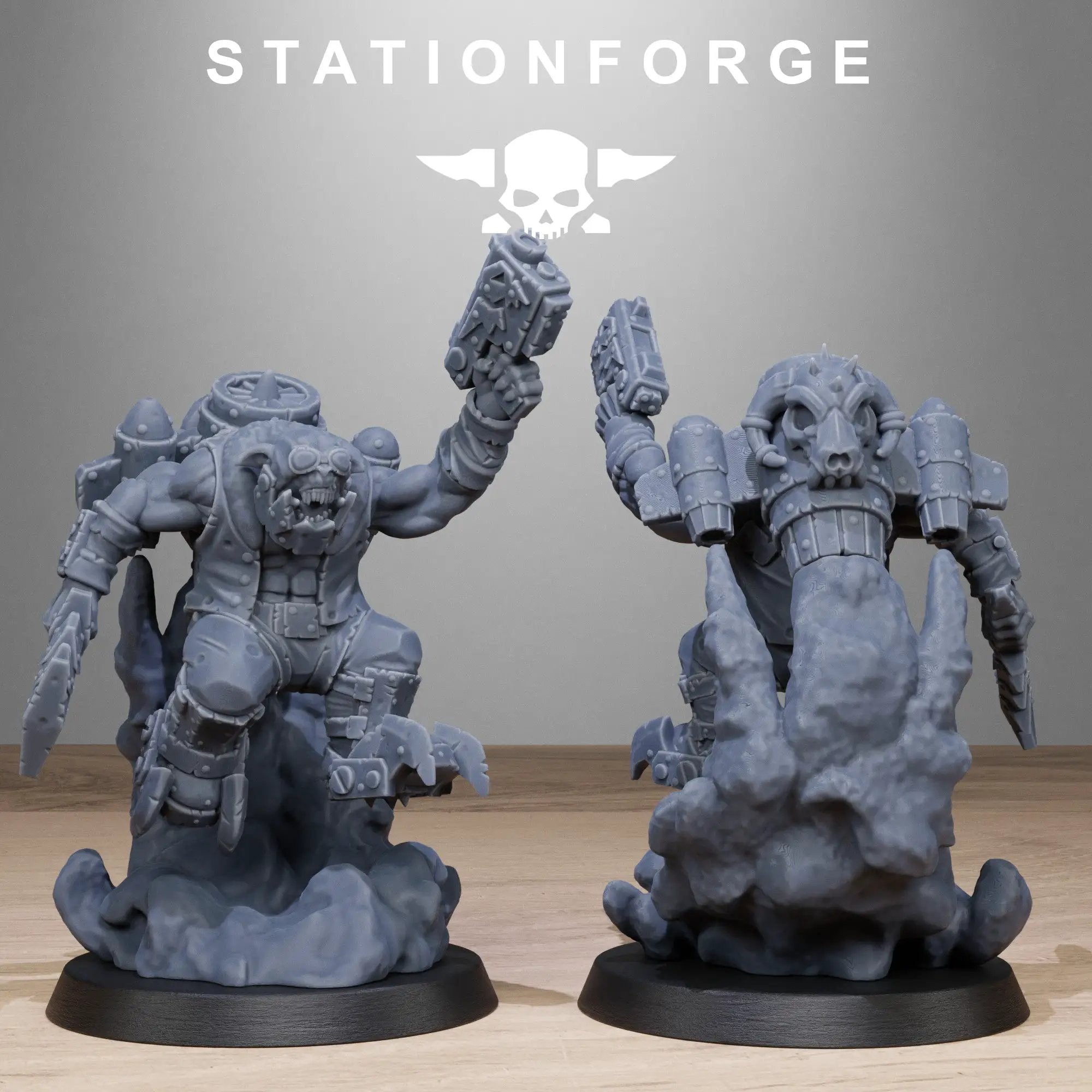 3D Printed Orkaz Flyers by StationForge Miniatures by Last Hope Miniatures