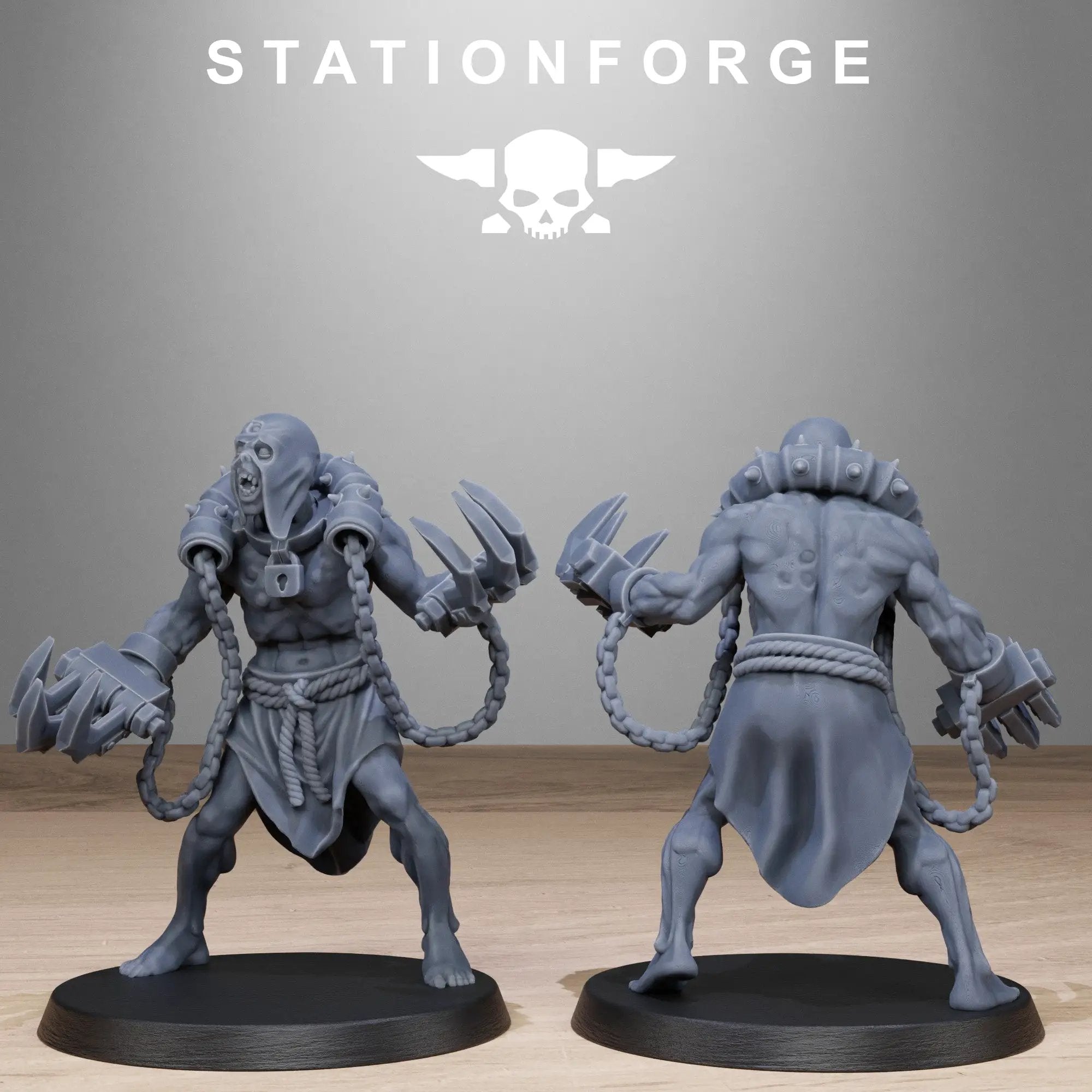 3D Printed Corrupted Guard Butchers by StationForge Miniatures by Last Hope Miniatures