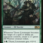 Thorn Lieutenant (PPM20-203P) - Core Set 2019 Promos