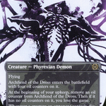 Archfiend of the Dross (ONE-304) - Phyrexia: All Will Be One: (Showcase) (Borderless)