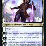 Kaya, Intangible Slayer (PRE-205) - Phyrexia: All Will Be One Promos Foil