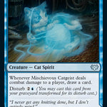 Mischievous Catgeist // Catlike Curiosity (VOW-069) - Innistrad: Crimson Vow: (Double Faced Transform)