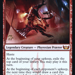 Urabrask, Heretic Praetor (PRE-129S) - Streets of New Capenna Promos Foil