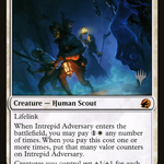 Intrepid Adversary (PPMID-25P) - Innistrad: Midnight Hunt Promos