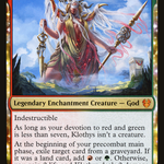 Klothys, God of Destiny (THB-220) - Theros Beyond Death: (enchantment)
