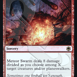 Meteor Swarm (AFR&-155A) - Adventures in the Forgotten Realms Promos Foil