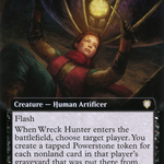 Wreck Hunter (BRC-058) - The Brothers' War Commander: (Extended Art)