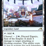 Eiganjo, Seat of the Empire (PRE-268S) - Kamigawa: Neon Dynasty Promos Foil
