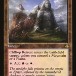 Clifftop Retreat (Retro Frame) (DMR-393) - Dominaria Remastered