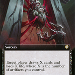 Monumental Corruption (ONC-034) - Phyrexia: All Will Be One Commander: (Extended Art)