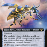 Zabaz, the Glimmerwasp (MH2-474) - Modern Horizons 2: (Extended Art)