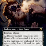 Curse of Leeches // Leeching Lurker (MID-345) - Innistrad: Midnight Hunt: (Extended Art, Double Faced Transform)