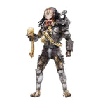 Predator jungle-themed 1:18 scale action figure with open mouth, detailed accessories, and camouflage paint from the Predator series.