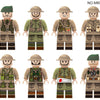 WWII - British Army Set - 8 Man Squad - Mil-Blox